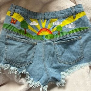 Dolls Kill Denim Shorts